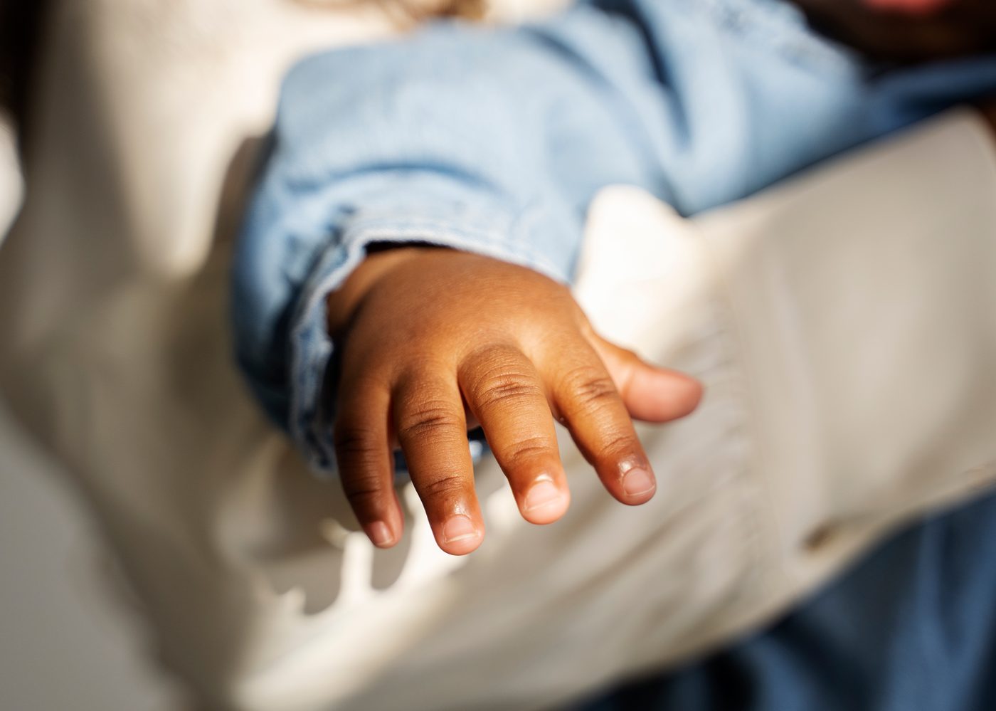 Close-up of a baby's hand
